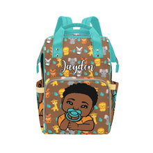 Load image into Gallery viewer, Safari Baby Personalized Diaper Bag