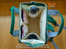 Load image into Gallery viewer, Colorful Hearts Personalized Diaper Bag