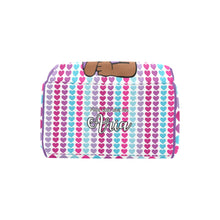 Load image into Gallery viewer, Colorful Hearts Personalized Diaper Bag