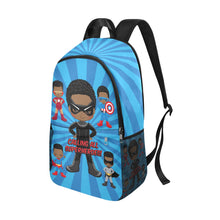 Load image into Gallery viewer, Black Boy Superhero Backpack