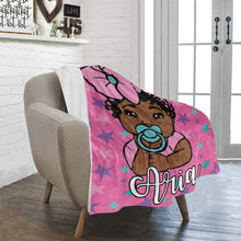 Load image into Gallery viewer, Spring Stars Personalized Baby Blanket