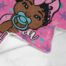 Load image into Gallery viewer, Spring Stars Personalized Baby Blanket