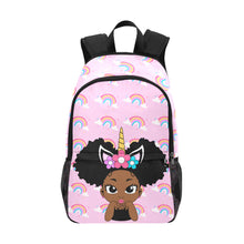 Load image into Gallery viewer, Unicorn Rainbow Puff Girl Backpack