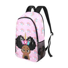 Load image into Gallery viewer, Unicorn Rainbow Puff Girl Backpack