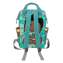 Load image into Gallery viewer, Green Camo Personalized Diaper Bag
