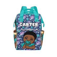 Load image into Gallery viewer, Space Baby Personalized Diaper Bag