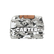 Load image into Gallery viewer, Gray Camo Personalized Diaper Bag