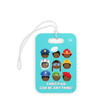 Load image into Gallery viewer, Boys Can Be Anything Personalized Luggage Tag