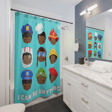 Load image into Gallery viewer, Boys Can Be Anything Shower Curtain