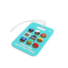 Load image into Gallery viewer, Boys Can Be Anything Personalized Luggage Tag