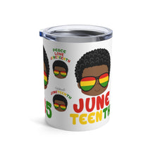 Load image into Gallery viewer, Juneteenth Boy 10oz Tumbler