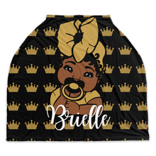 Load image into Gallery viewer, Royal Baby Girl Personalized Car Seat Cover