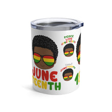 Load image into Gallery viewer, Juneteenth Boy 10oz Tumbler