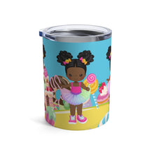 Load image into Gallery viewer, Candy Girl Afro Puff 10oz Tumbler