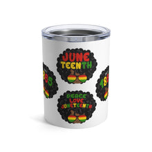 Load image into Gallery viewer, Juneteenth Girl 10oz Tumbler