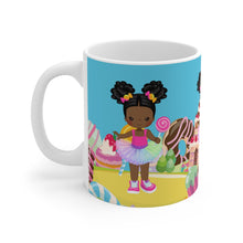 Load image into Gallery viewer, Candy Girl Afro Puff 11oz Mug