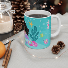 Load image into Gallery viewer, Curly Mermaid 11oz Mug