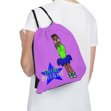 Load image into Gallery viewer, Shine Bright Drawstring Bag (Purple)