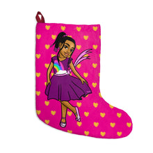 Load image into Gallery viewer, Girls Rule The World Christmas Stocking (Pink)