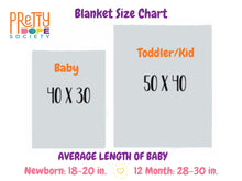 Load image into Gallery viewer, Baby Blue and White Basketball Personalized Baby Boy Blanket