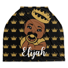 Load image into Gallery viewer, Royal Crown Baby Personalized Car Seat Cover