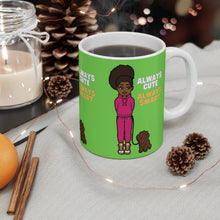 Load image into Gallery viewer, Always Cute Always Smart 11oz Ceramic Mug (Lime)