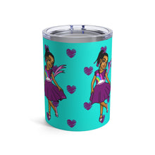 Load image into Gallery viewer, Girls Rule the World 10oz Tumbler (Blue)