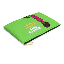 Load image into Gallery viewer, Always Cute Always Smart Accessory Pouch (Lime)