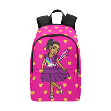 Load image into Gallery viewer, Girls Rule the World Backpack (Pink)