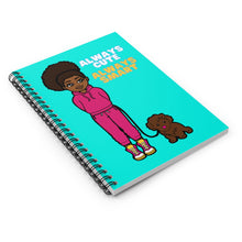 Load image into Gallery viewer, Always Cute Always Smart Spiral Notebook (Blue)