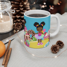 Load image into Gallery viewer, Candy Girl Afro Puff 11oz Mug