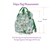 Load image into Gallery viewer, Crimson and Cream Headwrap Baby Girl Personalized Diaper Bag