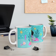 Load image into Gallery viewer, Curly Mermaid 11oz Mug