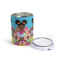 Load image into Gallery viewer, Candy Girl Afro Puff 10oz Tumbler