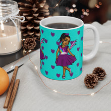 Load image into Gallery viewer, Girls Rule the World 11oz Mug (Blue)