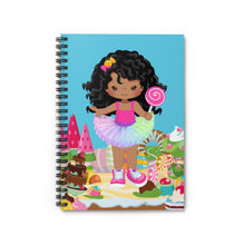 Load image into Gallery viewer, Candy Girl Curly Spiral Notebook