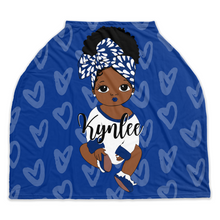 Load image into Gallery viewer, Headwrap Baby Girl Personalized Car Seat Cover