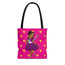 Load image into Gallery viewer, Girls Rule the World Tote Bag (Pink)