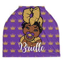 Load image into Gallery viewer, Royal Baby Girl Personalized Car Seat Cover