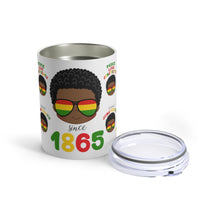 Load image into Gallery viewer, Juneteenth Boy 10oz Tumbler