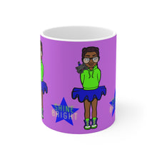 Load image into Gallery viewer, Shine Bright 11oz Ceramic Mug (Purple)