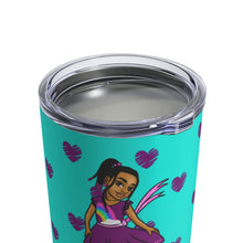 Load image into Gallery viewer, Girls Rule the World 10oz Tumbler (Blue)