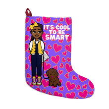 Load image into Gallery viewer, Cool To Be Smart Christmas Stocking (Purple)