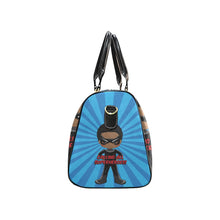 Load image into Gallery viewer, Black Boy Superhero Travel Bag (Dark Blue)