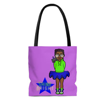 Load image into Gallery viewer, Shine Bright Tote Bag (Purple)