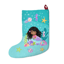 Load image into Gallery viewer, Curly Mermaid Christmas Stocking