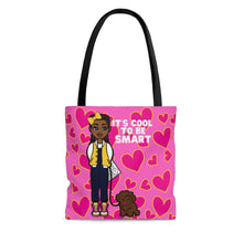 Load image into Gallery viewer, Cool To Be Smart Tote Bag (Pink)