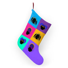 Load image into Gallery viewer, Color Block Girls Christmas Stocking
