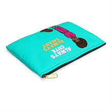 Load image into Gallery viewer, Always Cute Always Smart Accessory Pouch (Blue)
