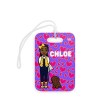 Load image into Gallery viewer, Cool To Be Smart Personalized Luggage Tag (Purple)